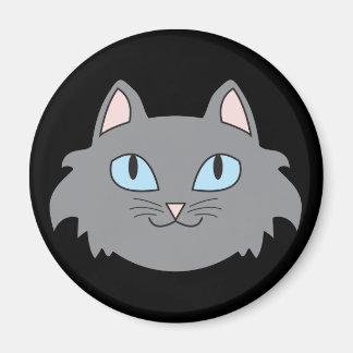 Imã Magneta redonda de cinzas de cabelo longo