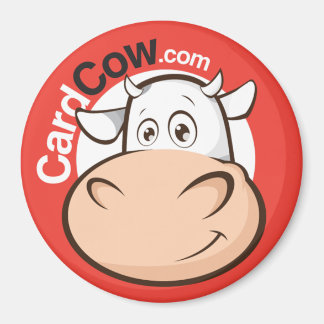 Imã Magneta redonda do logotipo CardCow
