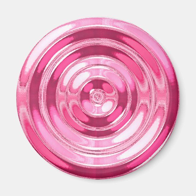 Imã Magneta Rosa (Frente)