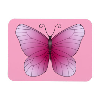 Ímã Magneta rosa borboleta