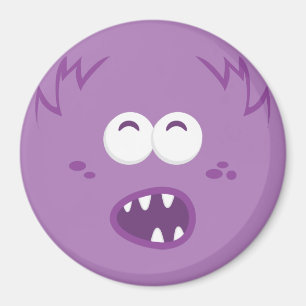 Imã Magneta Roxo Monstro