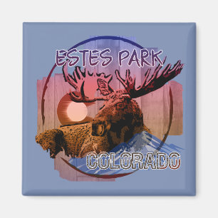 Imã Magneta russa de Moose do Estes Park Colorado