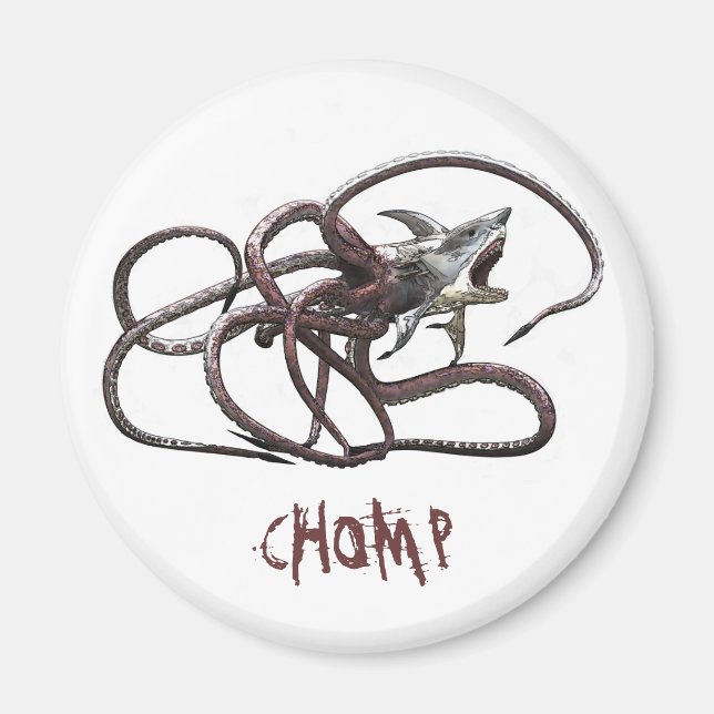 Imã Magneta Sharktopus CHOMP (Frente)