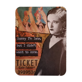 Ímã Magneta Snarky, desculpe, estou atrasado, não quer