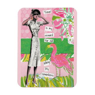 Ímã Magneta Snarky Vacation Matando Meus Colegas