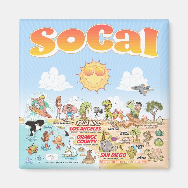 Imã Magneta SoCal (Frente)