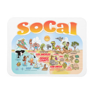 Ímã Magneta SoCal Souvenir