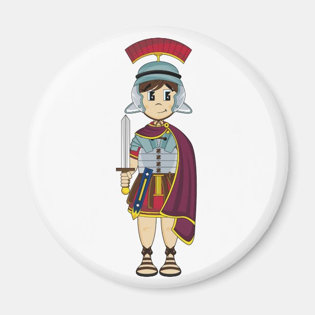 Imã Magneta Soldier Romana Cute (Frente)