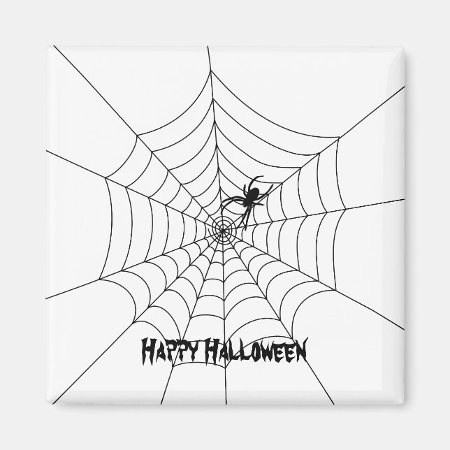 Imã Magneta Spider Web Halloween (Frente)