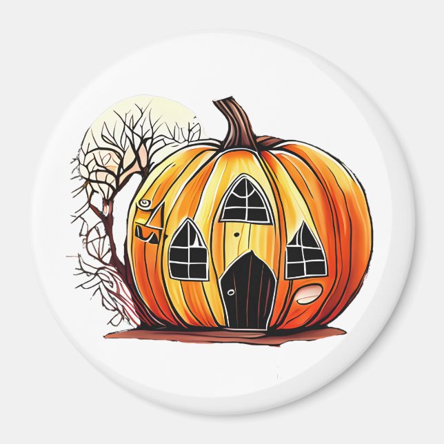 Imã Magneta Spooky Pumpkin (Frente)