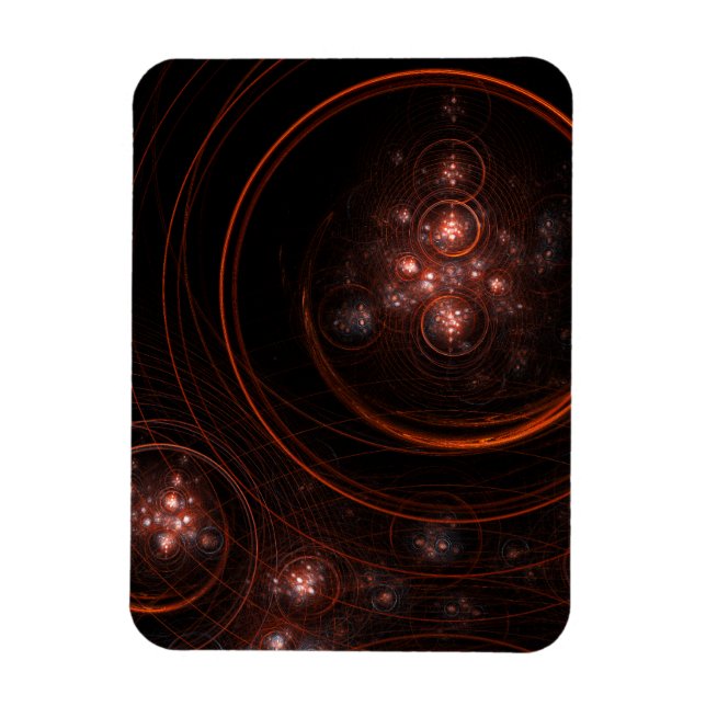 Ímã Magneta Starlight Abstrato Art Premium (Vertical)