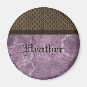 Imã Magneta Steampunk de Engrenagens Metálicas, Puro