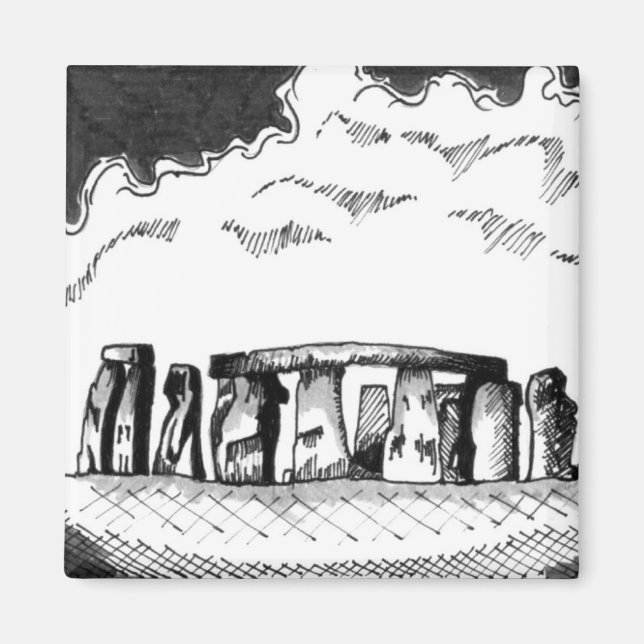 Imã Magneta Stonehenge (Frente)