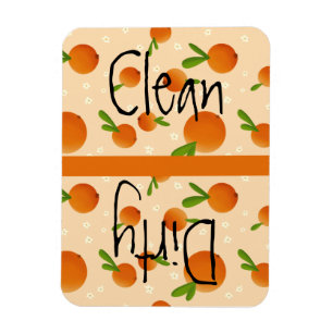 Ímã Magneta suja e limpa para-louça com laranjas