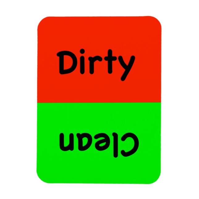 Ímã Magneta suja/limpa da máquina de lavar louça (Vertical)