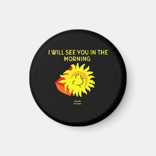 Imã Magneta Sun Round Noite