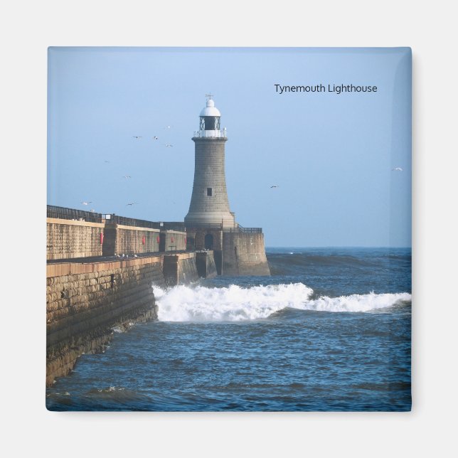Imã Magneta Tynemouth Lighthouse (Frente)