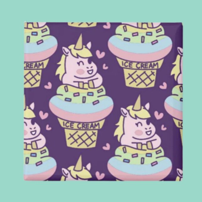 Imã Magneta Unicorn de Orgulho Doce (Criador carregado)