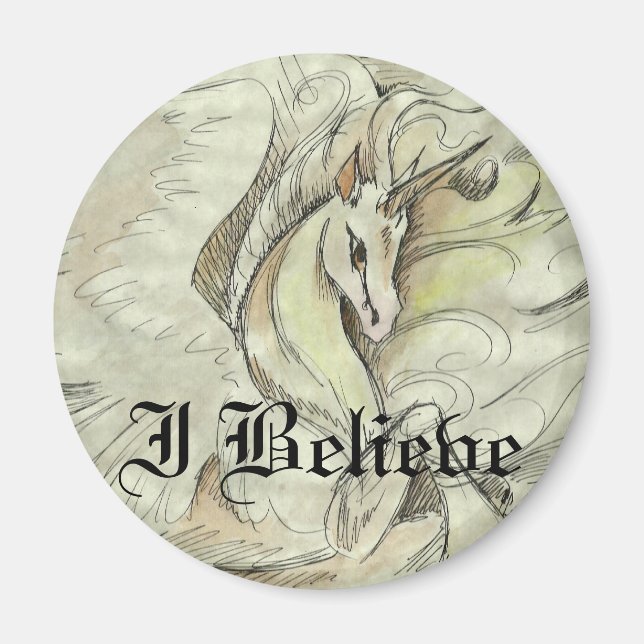 Imã Magneta Unicorn esboçada (Frente)