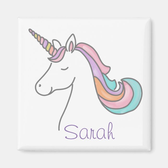 Imã Magneta Unicorn Personalizada (Frente)