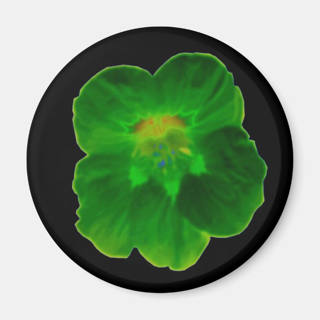 Imã Magneta verde de Nasturtium (Frente)