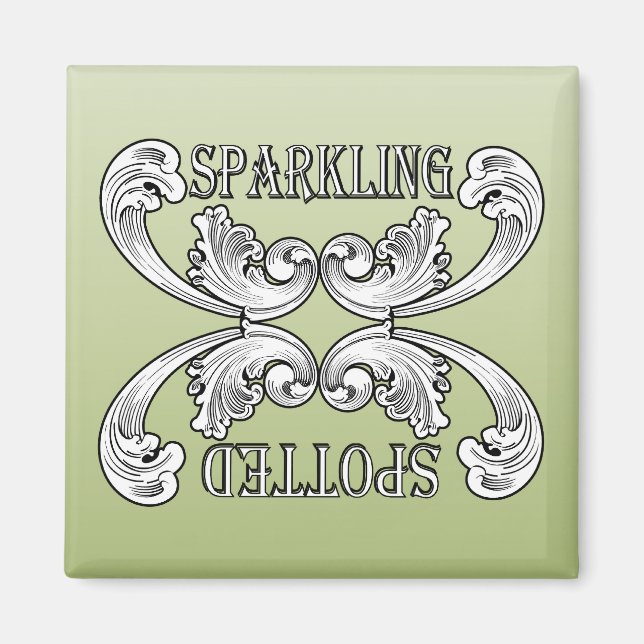 Imã Magneta verde para louças limpas e sujas (Frente)