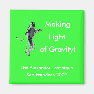 Imã Magneta Verde Quadrada