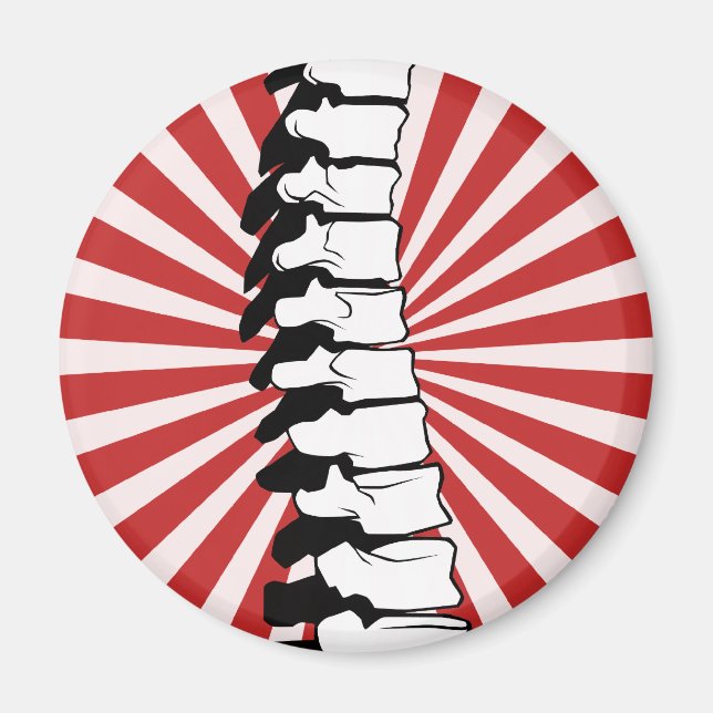 Imã Magneta vermelha da coluna (Frente)