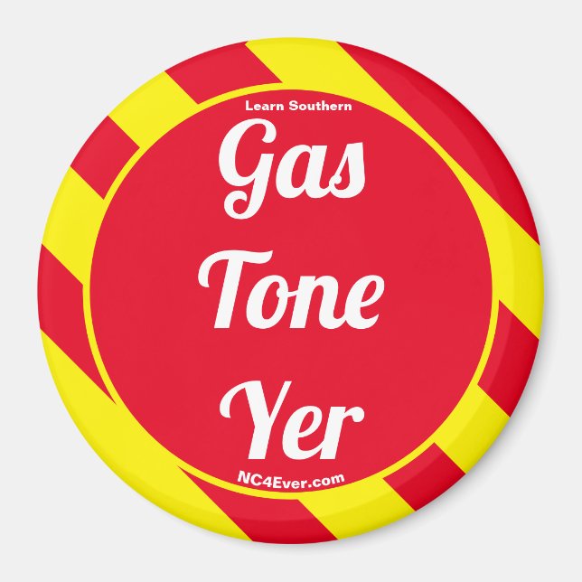 Imã Magneta Vermelho/Amarelo de Tonelada de Gás (Frente)
