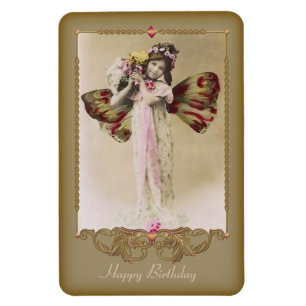 Ímã Magneta Vintage Butterfly Premium