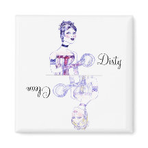 Magneta vitoriana limpa ou suja