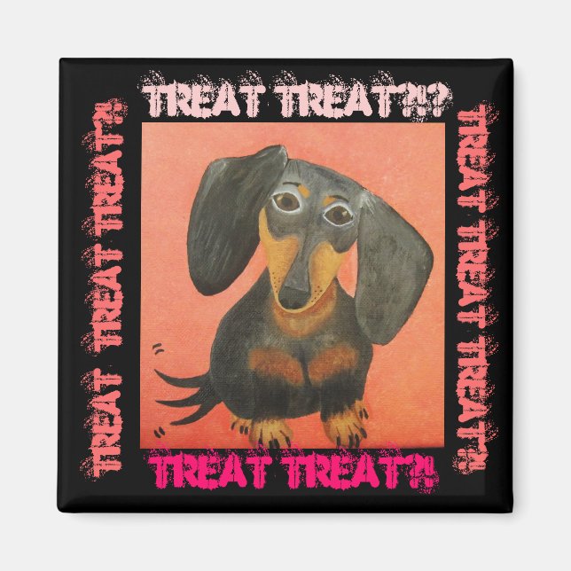 Imã Magneta Weiner Dog Treat (Frente)