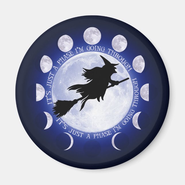 Imã Magneta Witch Moon Phase (Frente)