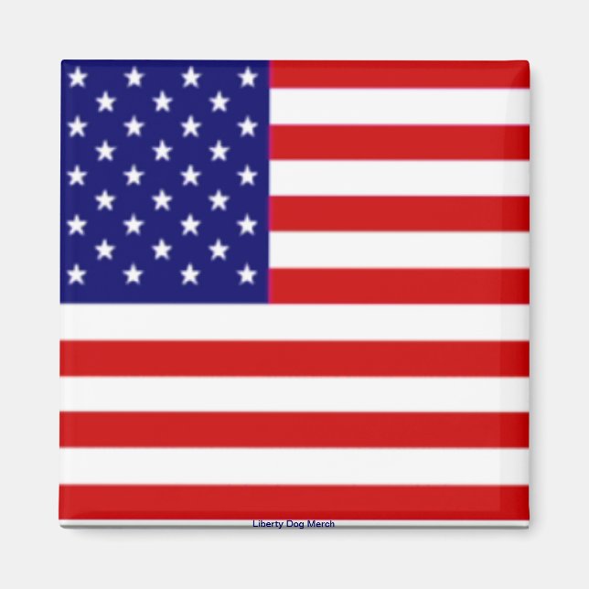 IMÃ MAGNETAS DE BANDEIRA AMERICANOS - 4 DE JULHO DE DE (Frente)
