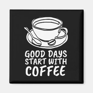 IMÃ MAGNETAS DE CAFÉ, BONS DIAS COMEÇAM COM CAFÉ