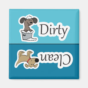 Imã Magnete da máquina de lavar louça limpa/suja