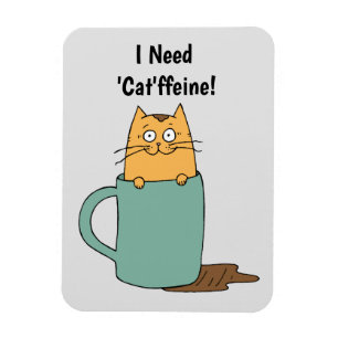 Ímã Magnete de café de gato
