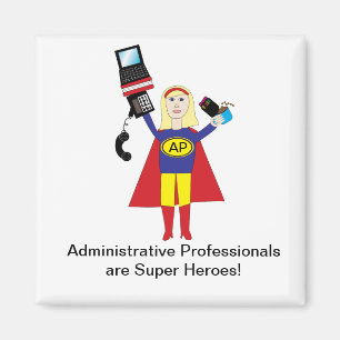 Imã Magnete de Super Hero Profissional Administrativo