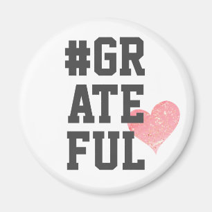Imã Magnete do Coração #GRATEFUL