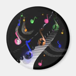 Imã Magnete Musical Divertido para amantes da música