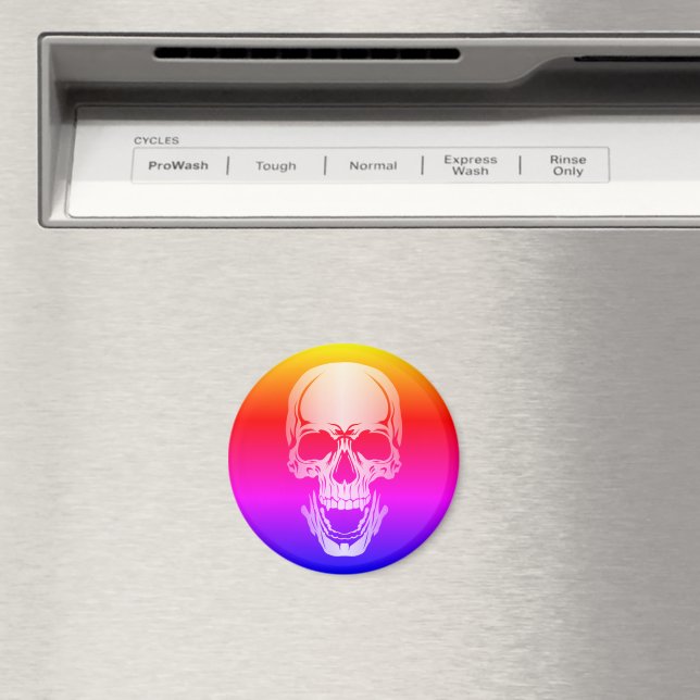 Imã Magnete Rainbow Skull Kitchen (In Situ (Dishwasher))