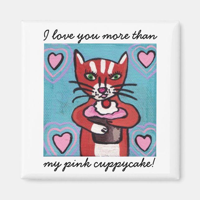 Imã Magnete rosa (Frente)