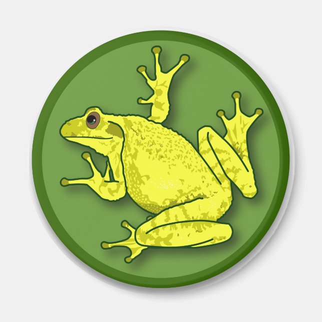 Imã Magnete Sapo Amarelo (Frente)