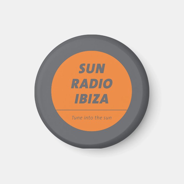Imã Magnetic Button by Sun Radio Ibiza  (Frente)