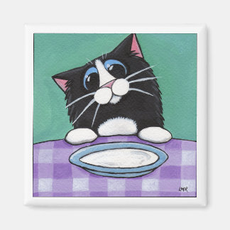 Imã Magnético de Gato de Leite