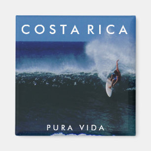 Imã Magneto Costa Rica Pura Vida Surf Souvenir