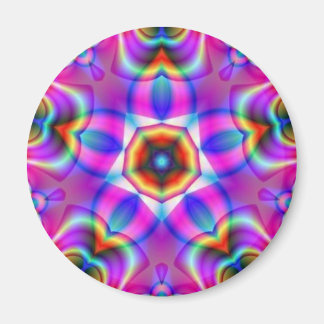 Imã Magneto da Flor Tribal Fractal Mandala
