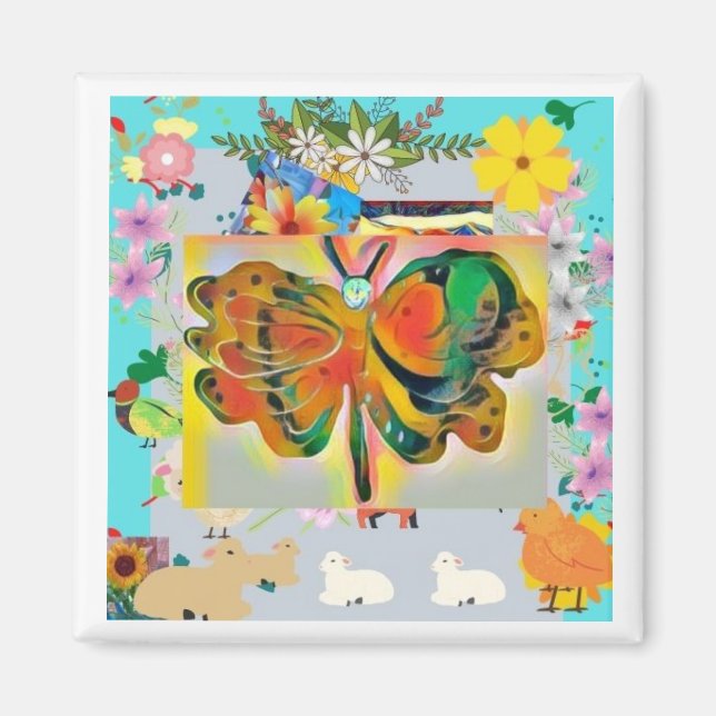 Imã Magneto de Borboleta (Frente)