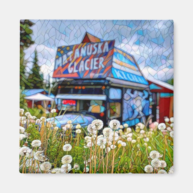 Imã Magneto de Caminhão de Comida de Café (Frente)