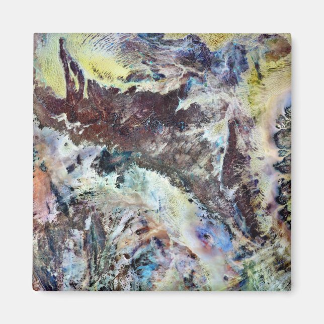 Imã Magneto de Canvas de Aquarela (Frente)